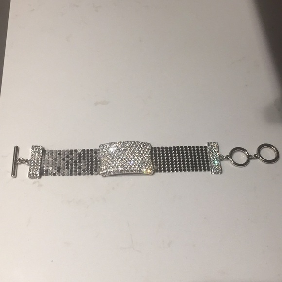 Serena Williams Pave Rhinestone Toggle Bracelet - Picture 5 of 11